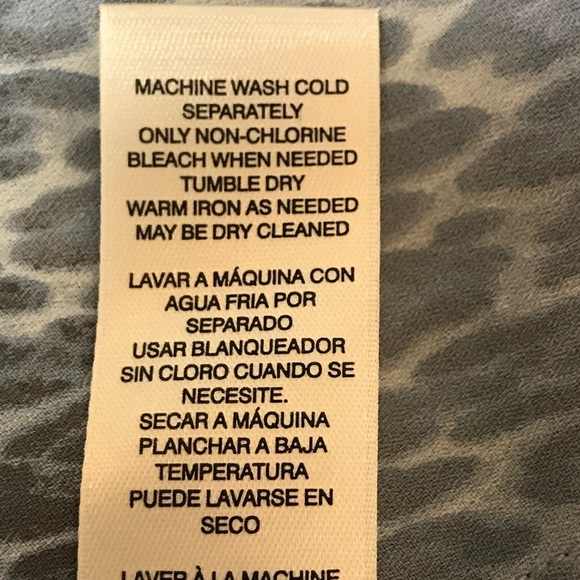 Chico’s Cool Ocelot Jody Print Top Blouse 2/Large‎ - Picture 5 of 7